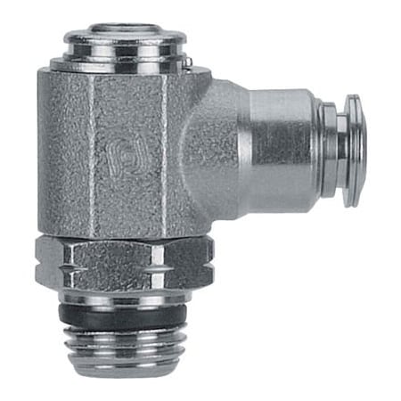 Alpha Technologies AIGNEP Flow Control, 89953-08-06, Screw Adj., 1/2" Tube x 3/8" Swift-Fit, Metallic Collet 89953-08-06